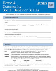 Title: Home & Community Social Behavior Scales Rating Form, Author: Paul H Brookes Publishing Co