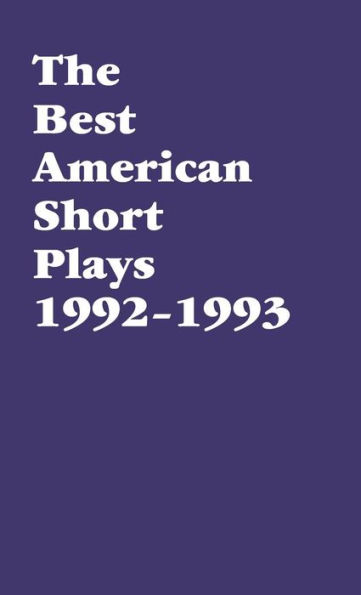 The Best American Short Plays 1992-1993