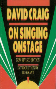 Title: On Singing Onstage, Author: David Craig