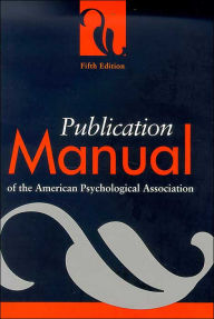 Title: Publication Manual of the American Psychological Association (Spiral Edition) / Edition 5, Author: American Psychological Association