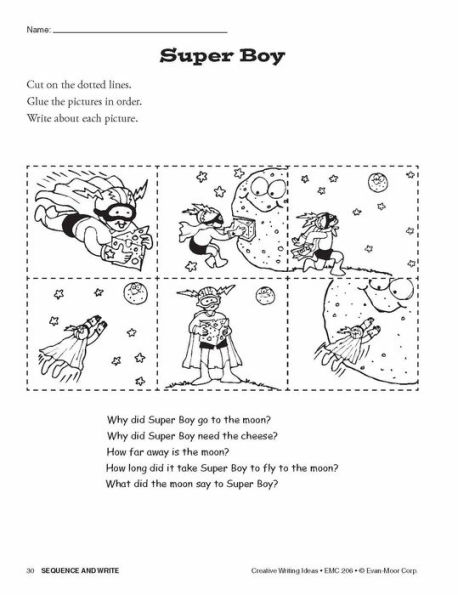 Creative Writing Ideas, Grade 2 - 4 Teacher Resource