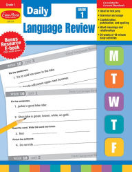 Title: Daily Language Review, Grade 1 Teacher Edition, Author: Evan-Moor Corporation