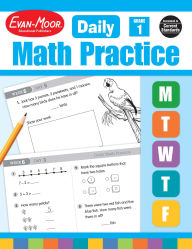 Title: Daily Math Practice, Grade 1, Author: Evan-Moor Educational Publishers