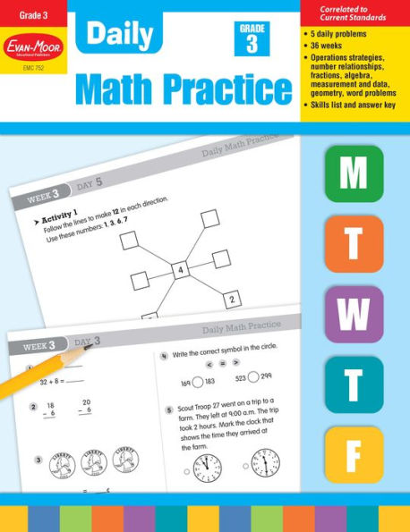 Daily Math Practice, Grade 3