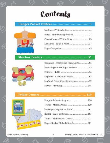 Literacy Centers Grades 1-3