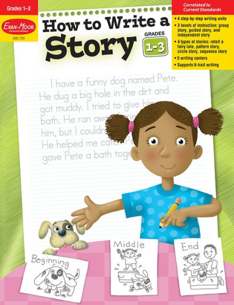 How to Write A Story, Grade 1 - 3 Teacher Resource