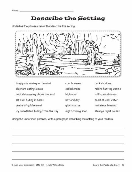 How to Write A Story, Grade 4 - 6 Teacher Resource