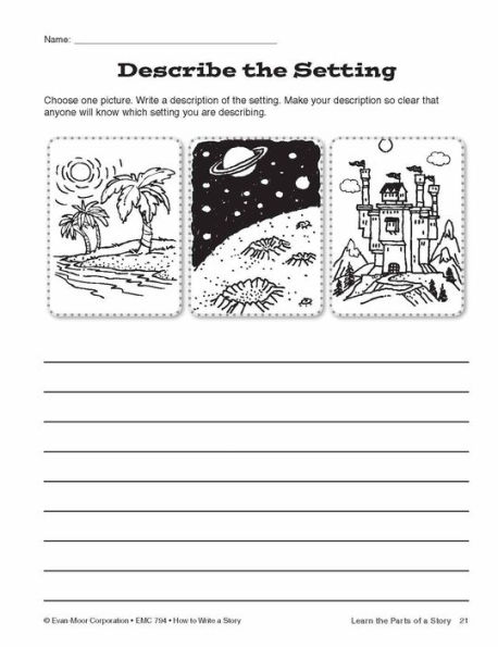 How to Write A Story, Grade 4 - 6 Teacher Resource