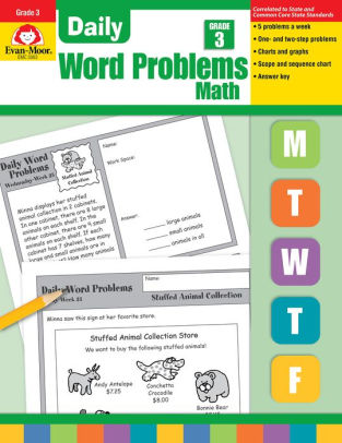 Daily Word Problems Math, Grade 3 By Evan-Moor Educational Publishers, Paperback | Barnes & Noble®