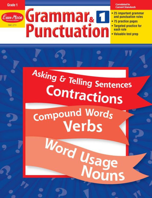 Grammar and Punctuation, Grade 1 by Evan-Moor Corporation, Paperback ...