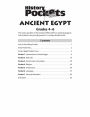 Alternative view 2 of History Pockets: Ancient Egypt, Grade 4 - 6 Teacher Resource