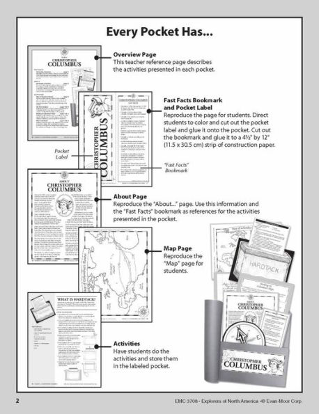 History Pockets: Explorers of North America, Grade 4 - 6 Teacher Resource