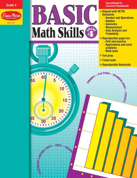 Basic Math Skills, Grade 4 Teacher Resource