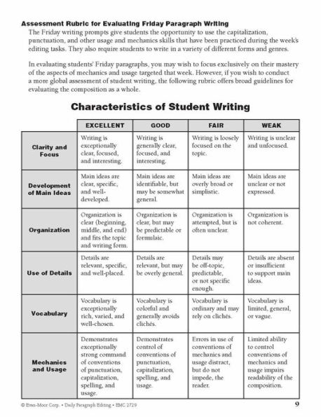 Daily Paragraph Editing, Grade 6 Teacher Edition