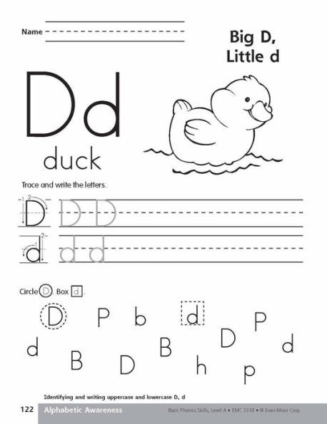 Basic Phonics Skills, PreK - Kindergarten (Level A), Teacher Resource