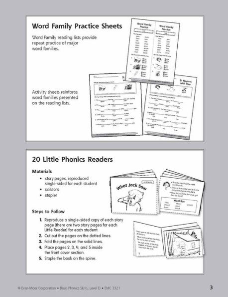 Basic Phonics Skills, Grade 2 - 3 (Level D) Teacher Resource