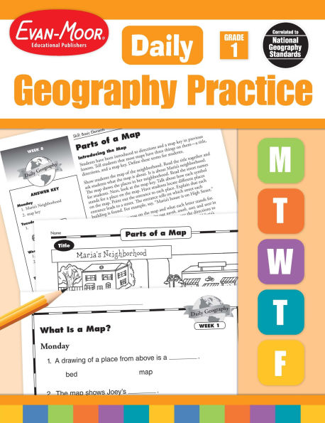 Daily Geography Practice, Grade 1 Teacher Edition