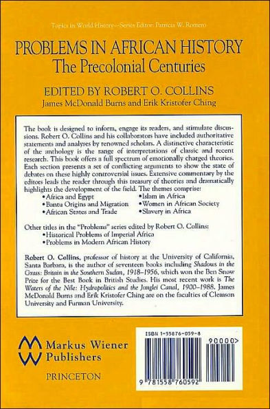 Problems in African History: The Precolonial Centuries / Edition 1