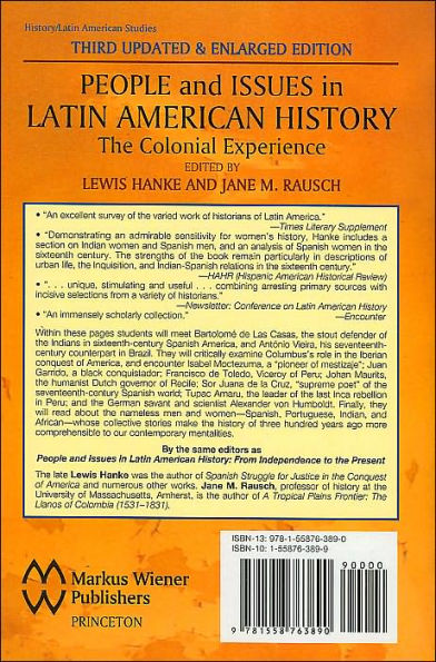 People and Issues in Latin American History Vol I / Edition 3