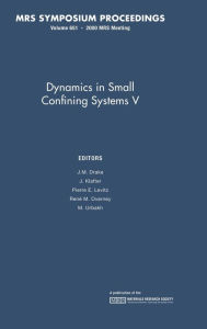 Title: Dynamics in Small Confining Systems V: Volume 651, Author: J. M. Drake