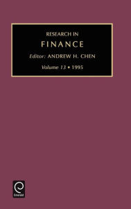 Title: Research in Finance / Edition 1, Author: Andrew H. Chen