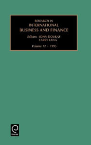 Title: Research in International Business and Finance / Edition 1, Author: Larry R. Lang