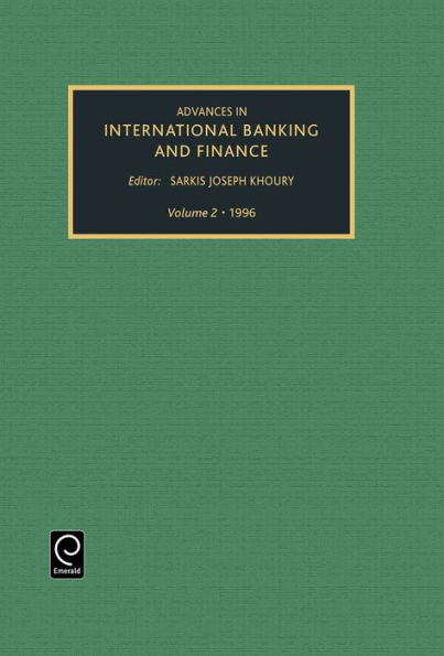 Advances in international banking and finance / Edition 1