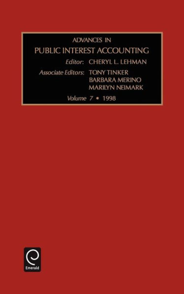 Advances in Public Interest Accounting / Edition 1