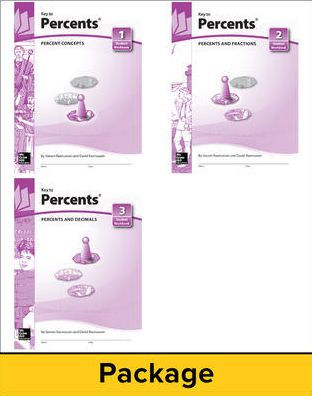 Key to Percents, Books 1-3 Set / Edition 1