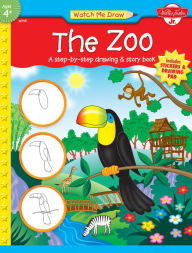 Title: The Zoo: A step-by-step drawing & story book, Author: Jenna Winterberg