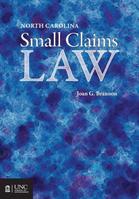 North Carolina Small Claims Law by Joan G Brannon Paperback Barnes