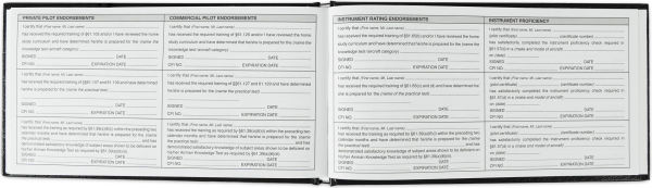The Standard Pilot Log (Black): ASA-SP-30