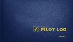 Alternative view 1 of The Standard Pilot Log (Navy Blue): ASA-SP-57