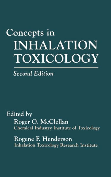 Concepts In Inhalation Toxicology / Edition 1