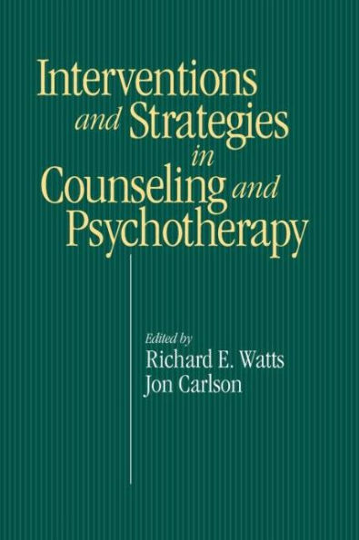 Intervention & Strategies in Counseling and Psychotherapy / Edition 1