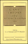 Game Theory and Applications III