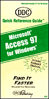 Microsoft Access 97 for Windows