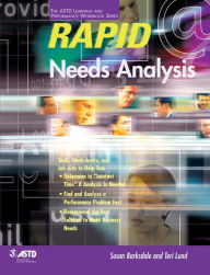 Title: Rapid Needs Analysis, Author: Susan Barksdale