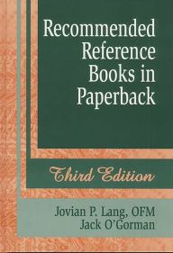 Title: Recommended Reference Books in Paperback / Edition 3, Author: Jovian P. Lang OFM
