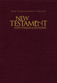 Title: NIV, New Testament with Psalms and Proverbs, Pocket-Sized, Paperback, Burgundy, Author: Zondervan