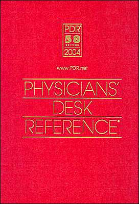 Physicians Desk Reference Library Hospital Edition 2004