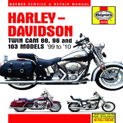 Harley Davidson Twin Cam 88 96 And 103 Models 99 To 10