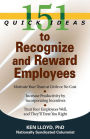 151 Quick Ideas to Recgonize and Reward Employees