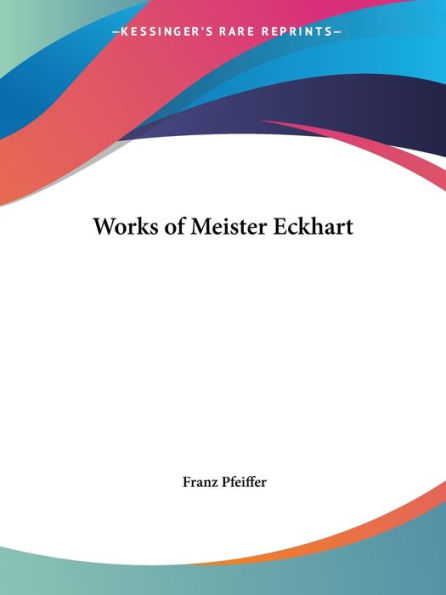 Works of Meister Eckhart