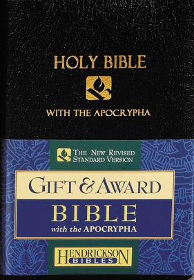 Nrsv Gift And Award Bible With The Apocrypha New Revised Standard Version Black Imitation Leatherhardcover - 