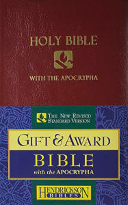 Title: NRSV Gift and Award Bible with the Apocrypha: New Revised Standard Version, Burgundy Imitation Leather, Author: Hendrickson Bibles