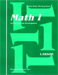 Title: Saxon Math 1 Homeschool: Student's Meeting Book 1st Edition / Edition 1, Author: Houghton Mifflin Harcourt