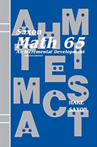 Title: Saxon Math 6/5: Student Edition 2001, Author: Houghton Mifflin Harcourt