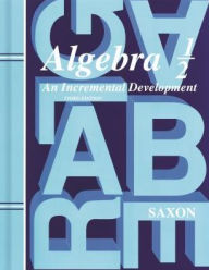 Title: Saxon Algebra 1/2, 3rd Edition: Student Edition 2004 / Edition 3, Author: Houghton Mifflin