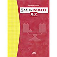 Title: Saxon Math 8/7: Student Edition 2004, Author: Houghton Mifflin Harcourt